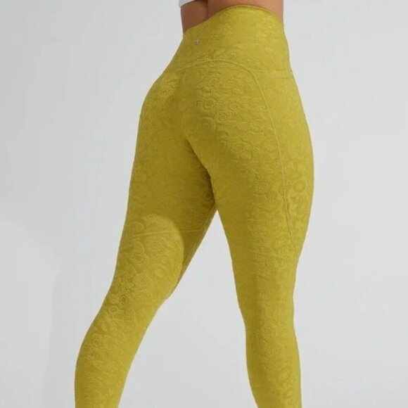 Buffbunny Flower Power Legging Womens Small High Rise Pull On Pocket Pant - Picture 1 of 11